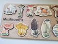Mushroom wooden puzzle