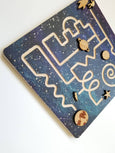 Prewriting maze - form drawing - finger maze - marble maze - space gift - Christmas gift - stem toy