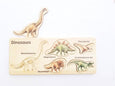 Wooden dinosaur puzzle - dinosaur toy - wooden dinosaur toy - dinosaur - dinosaur birthday gift- Christmas gift - gift for kids