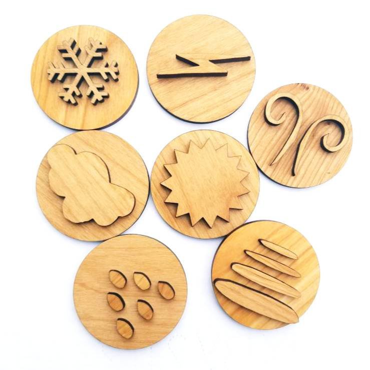 play dough stampers - Weather play dough stamps - play stamps - play dough tools - play dough learning - stocking stuffer
