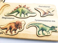 Wooden dinosaur puzzle - dinosaur toy - wooden dinosaur toy - dinosaur - dinosaur birthday gift- Christmas gift - gift for kids