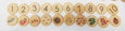Wooden memory puzzle - number matching game - counting game - nature numbers - travel game - portal game - learn to count - wooden games