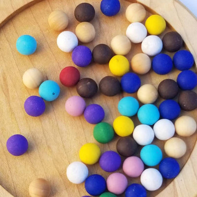 Wooden balls for the 10 counting board, extra set - Gift Ideas for Children's Birthday Party