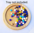 Wooden balls for the 10 counting board, extra set