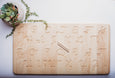 Cursive alphabet tracing board - wooden alphabet board - wooden tracing board - Montessori - Waldorf