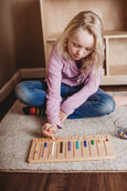 Number counting board - Number tracing board - Montessori counting board - Ten board