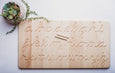 Cursive alphabet tracing board - wooden alphabet board - wooden tracing board - Montessori - Waldorf