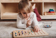 Number counting board - Number tracing board - Montessori counting board - Ten board