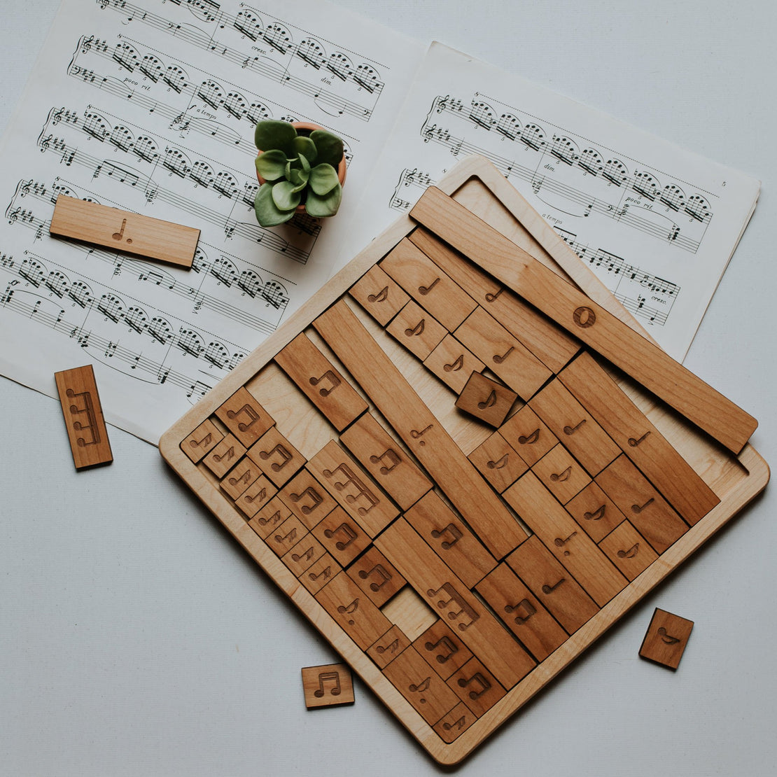 Music fraction bars, musical notes, musical rests, classical conversations, educational toys