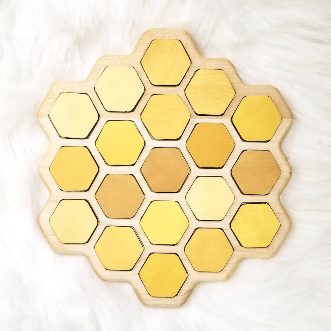 Honey bee puzzle - honeycomb - bee life cycle - types of bees - bee unit study - Montessori - Waldorf