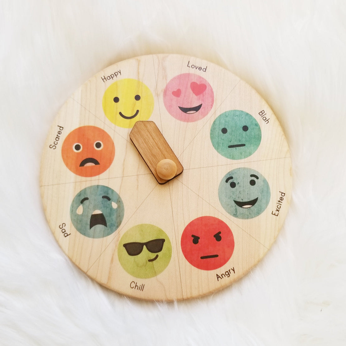Emotion wheel - peace table