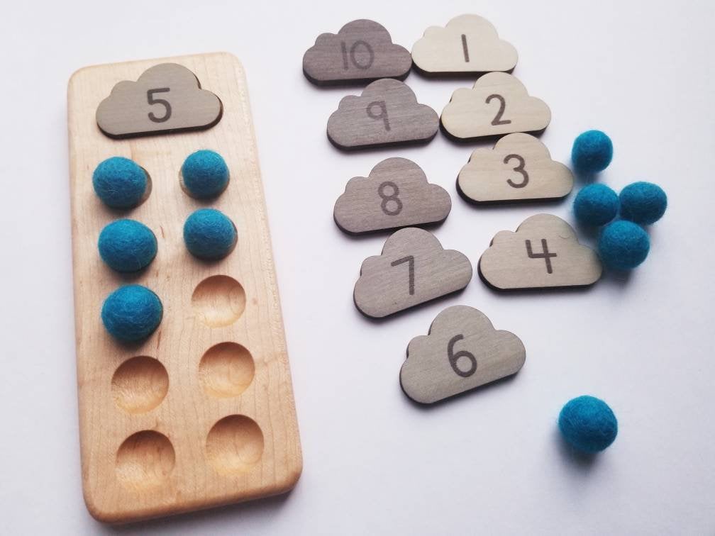 Ten frame - montessori materials- 10 frame - kindergarten math - counting