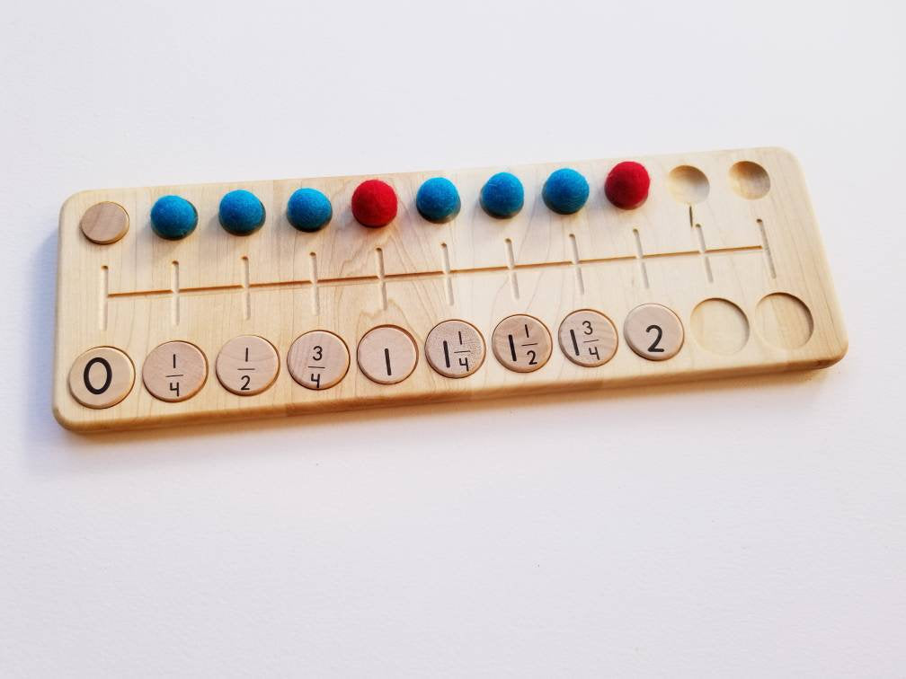 Number line board - skip counting - Montessori