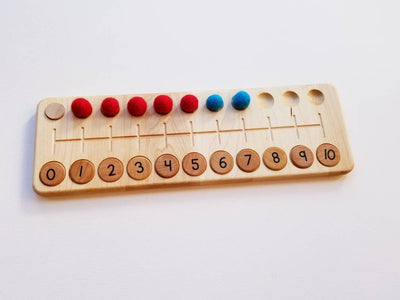 Number line board - skip counting - Montessori