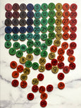 Multiplication coins for double sided hundred board and Arithmetic board