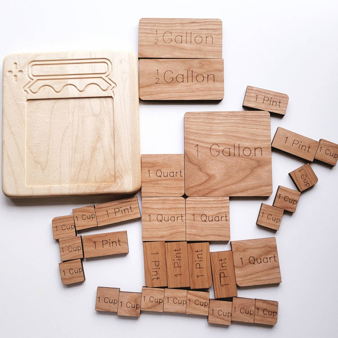 Gallon fractions - Gallon man - Gallon balance measurement kit