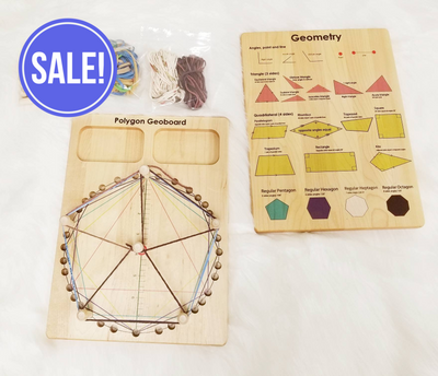 SECONDS/IMPERFECT Polygon geoboard