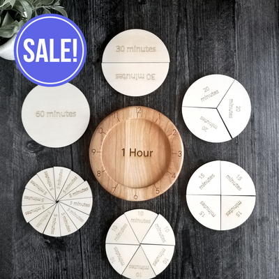 SECONDS/IMPERFECT Time fraction learning kit
