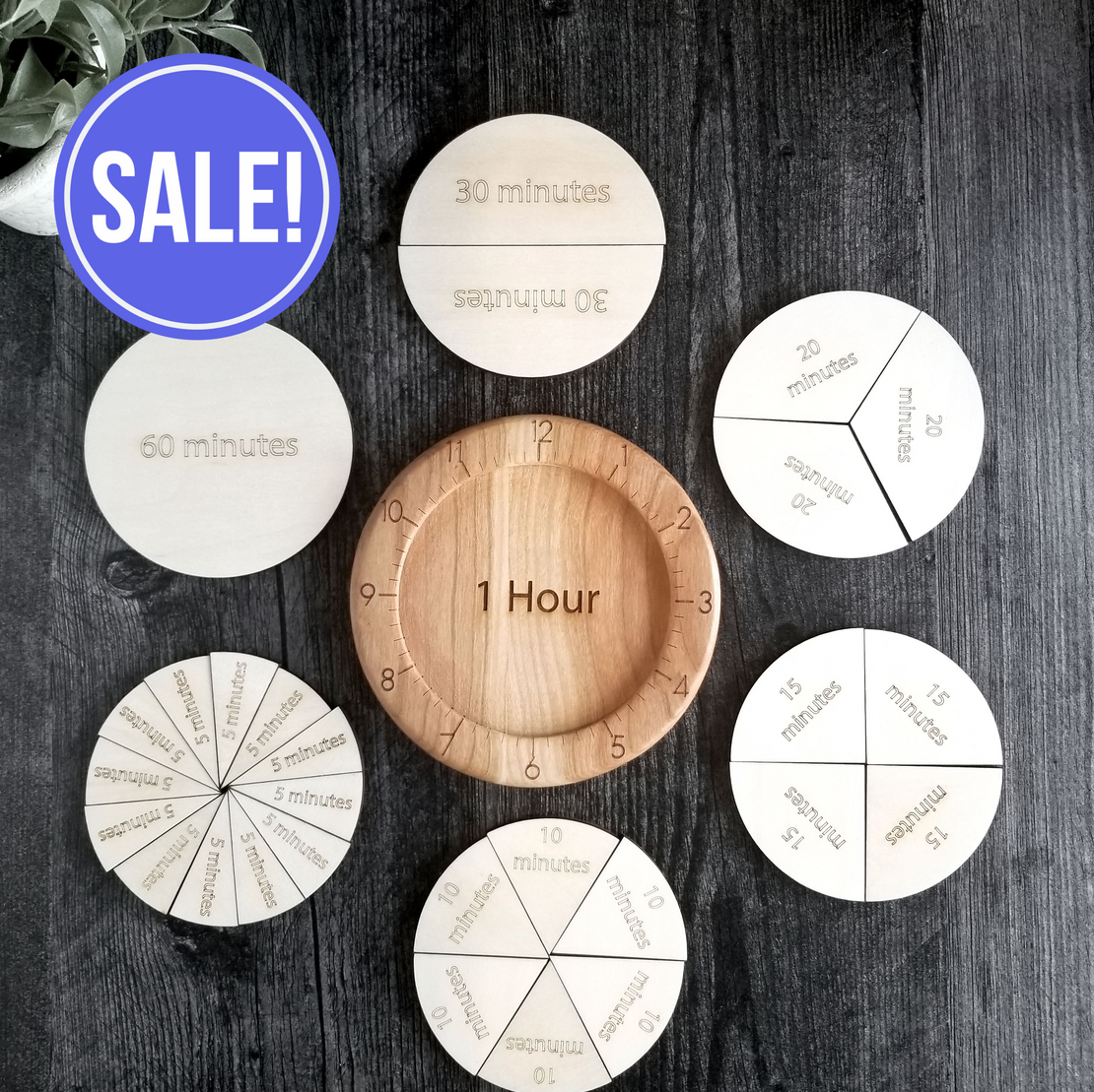 SECONDS/IMPERFECT Time fraction learning kit
