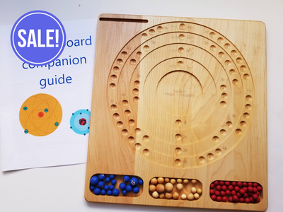 SECONDS/IMPERFECT Bohr atomic model board