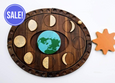 Moon phases puzzle - moon decor - Moon Calendar - Moon phases - total lunar eclipse - supermoon