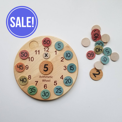 SECONDS/IMPERFECT Arithmetic wheel, multiplication wheel