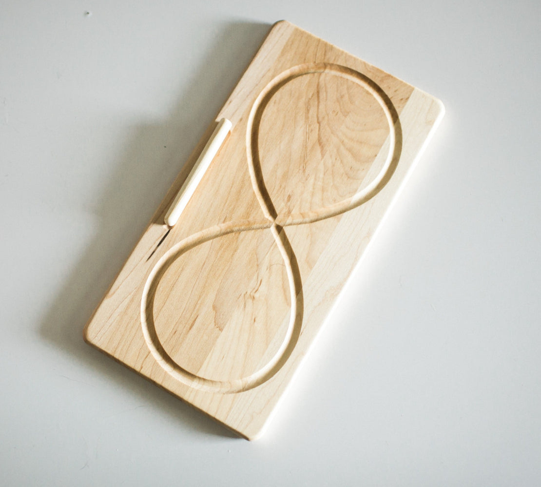 Figure Eight & Double Spiral Reversible Tracing Board