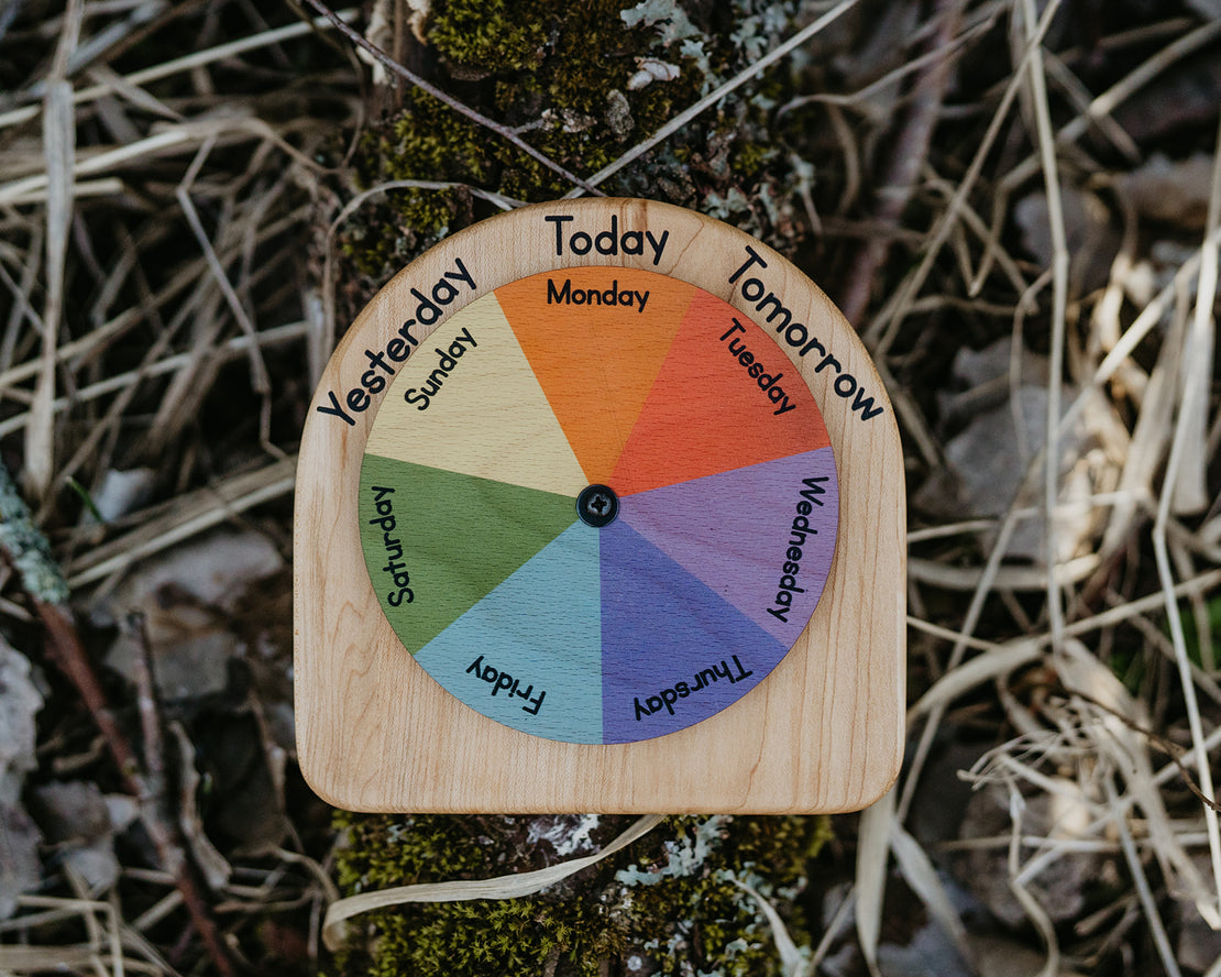 Days of the week wheel - Circle time calendar