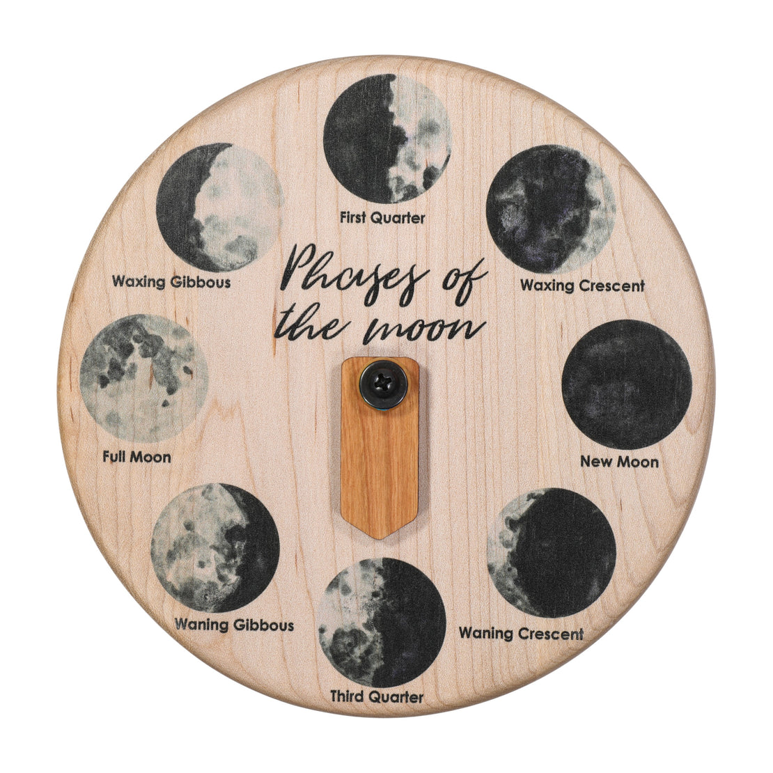 Moon phase wheel - phases of the moon