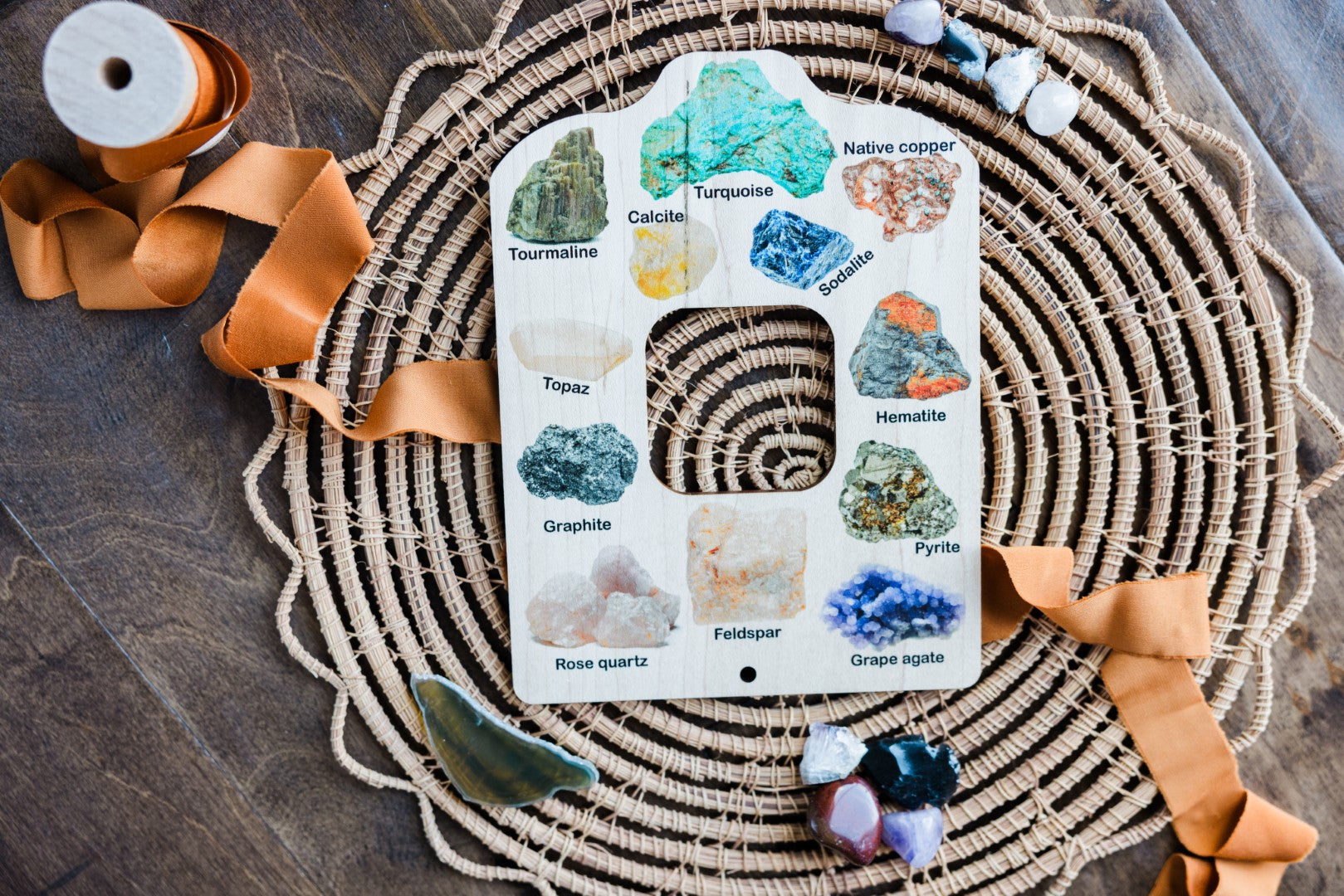 Multi Sided Rocks Double sided Rock and Minerals nature window – MirusToys